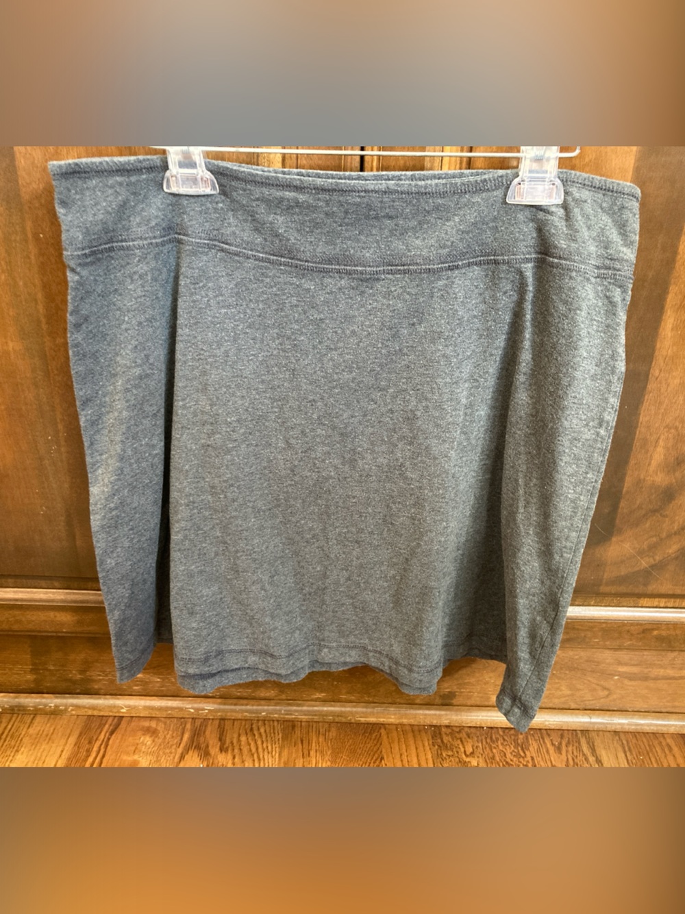 Merona Heather Gray Stretch Mini Skirt